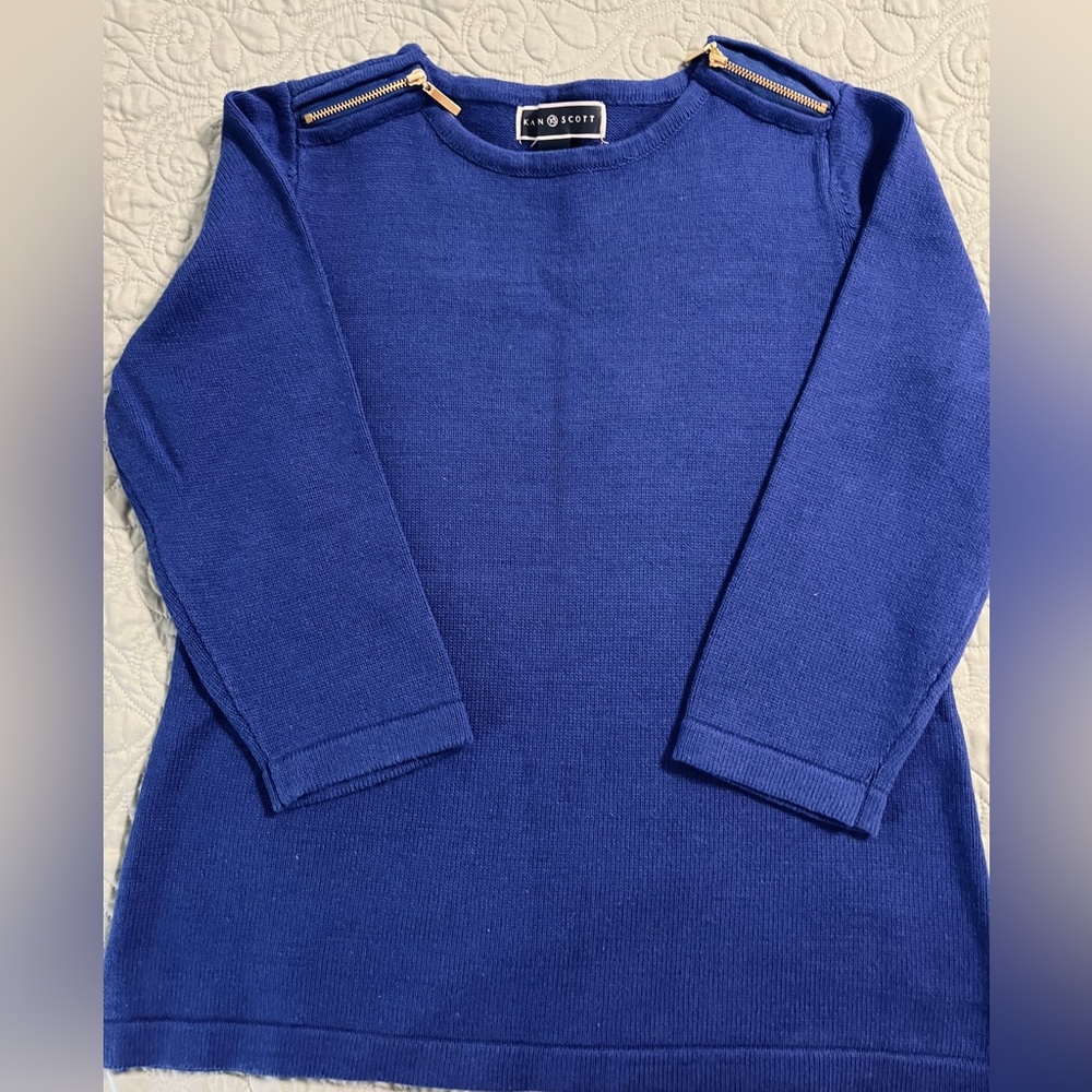 Karen Scott 100% Cotten Sweater